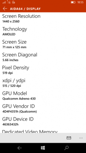 Microsoft Lumia 950XL AIDA64 04