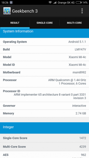 Xiaomi Mi4C Geekbench 3 02