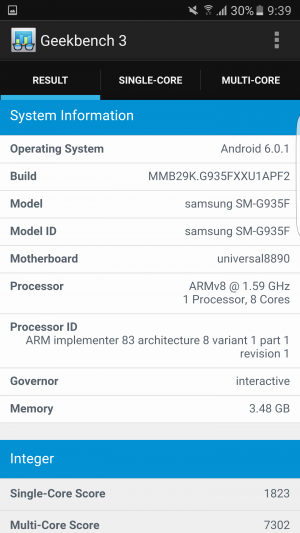 Samsung Galaxy S7 Edge Geekbench 02